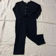 HINOTA オールインワン　サロペット　ブラック