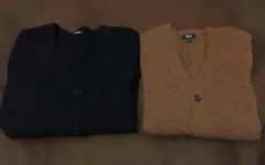 UNIQLO / ウールカーディガン x２着 / M