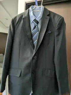 ストライプフォーマルスーツ グレー 165cm