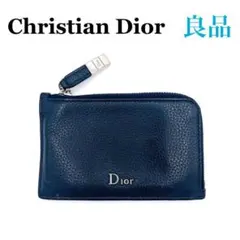 ディオール レザー フラグメントケース　小銭入れ　カードケース　レザー　ブランド