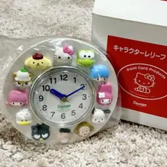 サンリオ キャラクター レリーフ クロック 置き時計 - メルカリ