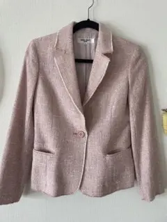 ナチュラルビューティーベーシック　ツイードテーラードジャケット　Mサイズ