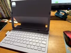 iPad air（M3)用 Bluetoothキーボードケース パープル