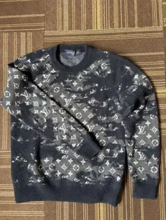 LOUIS VUITTON 藏青色 標誌針織衫