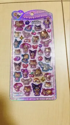 うるちゅるポップシール ボンボンドロップシール サンリオ 日焼けキティ