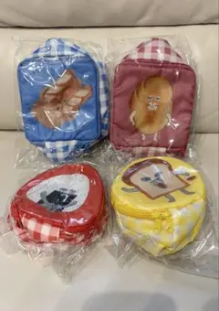 ブロッコリーくじ パンどろぼう パン・おにぎりポーチ４点セット　コンプリート