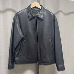 BEAMSブラック シングルライダースジャケット 15,000円 11181837147_D_4.jpg