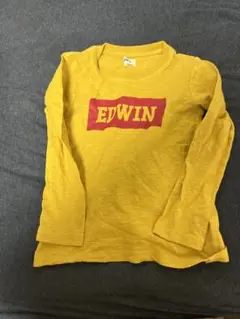 EDWIN イエロー 長袖カットソー