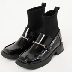 herlipto Square Toe Loafer Boots 37 24cmのサムネイル