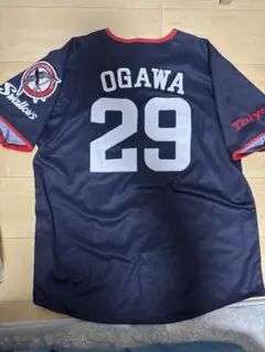 小川泰弘　ライアン　復刻ユニフォーム　ヤクルト　スワローズ　ビジターユニ 小川泰弘 ライアン 復刻ユニフォーム ヤクルト スワローズ