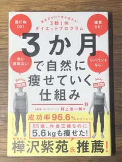 A3か月で自然に痩せていく仕組み : 意志力ゼロで体が変わる!3勤1休ダイエット