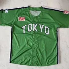 TOKYO ユニフォーム 緑色 半袖　ヤクルト