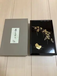 【晴-Haru- 】【会津漆塗り 萩にうずら】（会津鱗屋 折笠漆器店製） 晴-Haru- 様専用】【会津漆塗り 萩にうずら】（会津鱗屋 折笠漆器店