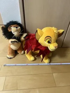 ライオンキング パズル シンバ ラフィキ ぬいぐるみキーホルダー