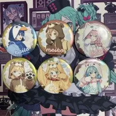 初音ミク　39culture2023 Cosplay 大きめメタリック缶バッジ