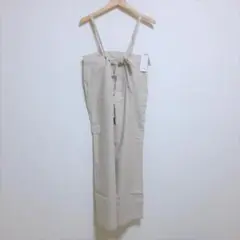 新品　Chou Chou　ベージュ　パンツ　サロペット　A-108
