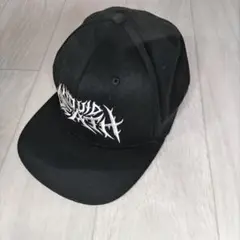 Liquid Death キャップ 刺繍ロゴ ブラック