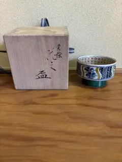 NA3254 九谷名匠【河上龍三】代表傑作 色絵小紋繋海老図八角飾大皿 NA3254 九谷名匠【河上龍三】代表傑作 色絵小紋繋海老図八角飾
