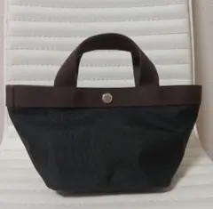 【美品】 エルベシャプリエ ハンドバッグ 舟型 707cトートバッグ ノワール エルベシャプリエ Herve Chapelier 707C (コーデュラ舟型トートM