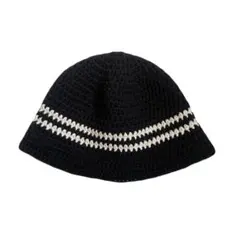 クラッシャーハット　クロシェハット　バケットハット　ハンドメイド　男女兼用