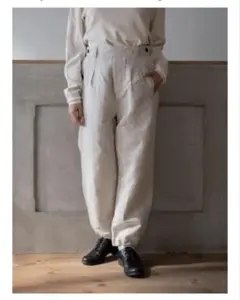 定価3.9万 新品 OUTIL PANTALON 1 ユニセックス グレージュ - メルカリ