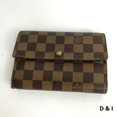 LOUIS VUITTON ルイヴィトン 財布 三つ折り財布 ダミエ エベヌのサムネイル