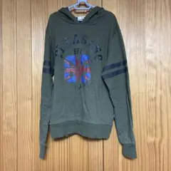 Pinklatte フード付きパーカー Sサイズ オリーブグリーン