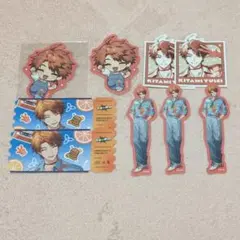 三ミ一体!!!!!! 北見遊征 チェキ風カード ステッカー まとめ売り