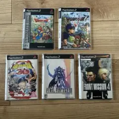 【スクエニ５本セット】ドラゴンクエスト５ & ８、FF12、半熟英雄、FM４