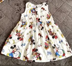 Litte ミッキーマウス ノースリーブワンピース 110
