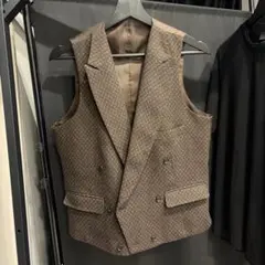 【美品】ウール100% ベスト SUIT SELECT サイズY5のサムネイル