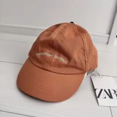 【未使用タグ付き】　zara kids 52cm キャップ　帽子　ザラ　刺繍