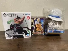 一番くじ ワンピース ロロノア・ゾロ ラストワン賞 フィギュア 3点セット