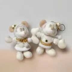ミッキーマウス ・ミニー　ストラップ