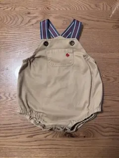 〖匿名配送〗POLO Baby ベージュ サロペット80