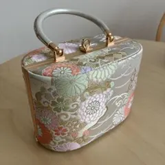 花柄刺繍 和装用バッグ