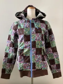Columbia パッチワーク フード付きパーカー M