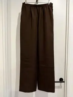 ヴィンテージ　ブラウン イージーパンツ　ポリパンツ