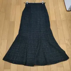 黒マーメイドロングスカート