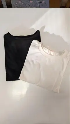 ★レディース 半袖Tシャツ ★2枚セット ブラック ホワイト
