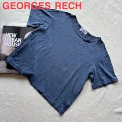 GEORGESRECH 美品 半袖Tシャツ 着心地抜群 二の腕カバー リネン ○のサムネイル