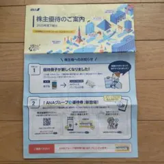 ANA株主優待 冊子とチケット二枚 ✈️【到着レポ】ANA株主優待2025年下期旅好きにはたまらない3点セット