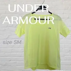 UNDER ARMOUR 蛍光イエロー トレーニングトップ SM