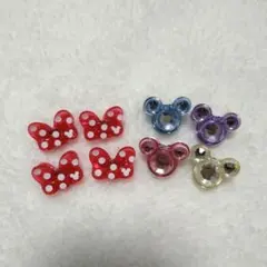 ディズニー パルパルーザ ミニーのファンダーランド ヘアクリップ 赤×4個