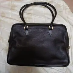 Yurie Nitan 黒 レザー ハンドバッグ