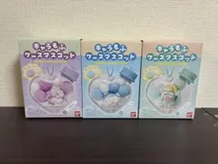 キャラもふケースマスコット　クロミ、シナモロール、ハンギョドン　3点セット