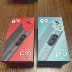 glo hyper pro 赤　水色