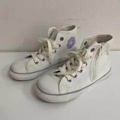 コンバース チャイルド オールスター フラワーパッチ ハイカット ホワイト