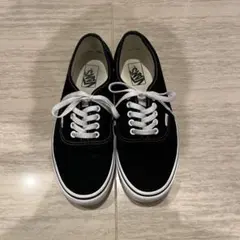 USA企画　バンズ　VANS オーセンティック　スエード　ブラック　27.5cm