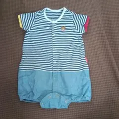 MIKIHOUSE ストライプ柄ロンパース サイズ80